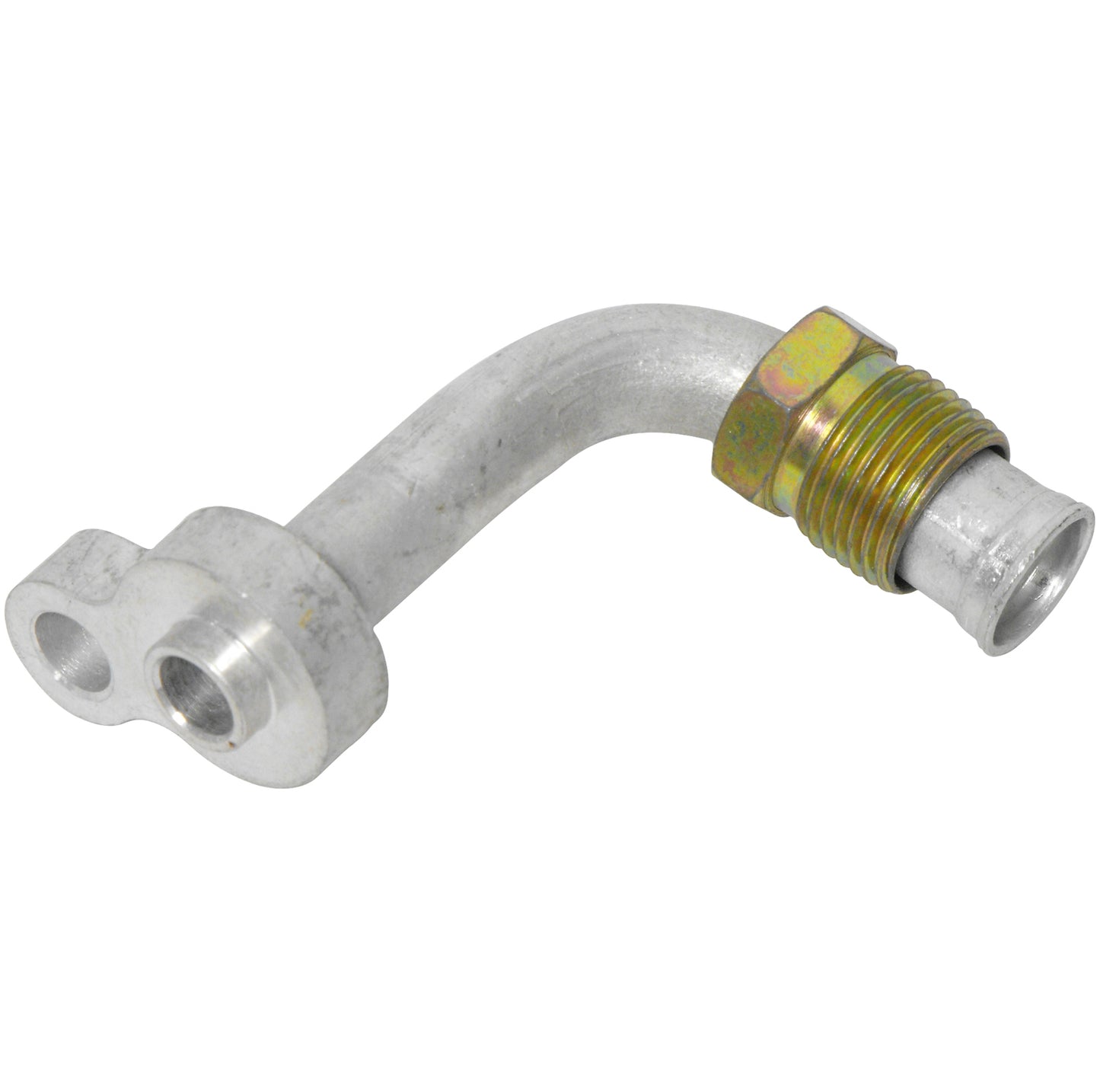 A/C Refrigerant Hose Fitting #8 Thread size 3/4" - 16 Aluminum 90º Male Insert O-ring for Compressor Model SD7B10