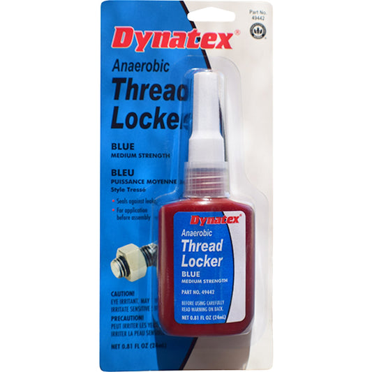 Dynatex Thread Locker Anaerobic Medium Strength BLUE 0.81oz