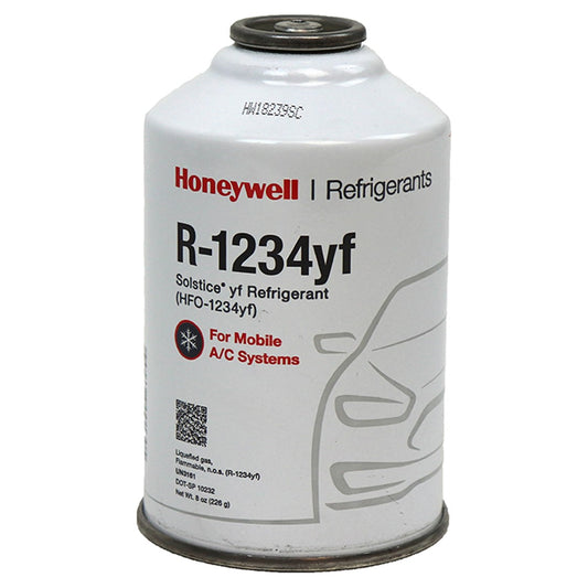 Honeywell R1234yf Auto A/C Air Conditioning Refrigerant Freon Gas 8oz | 01 Can