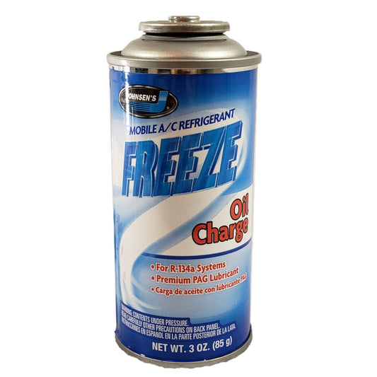 Johnsen R134a + PAG Oil Charge Auto A/C Refrigerant Gas Freon 3oz | 01 Can