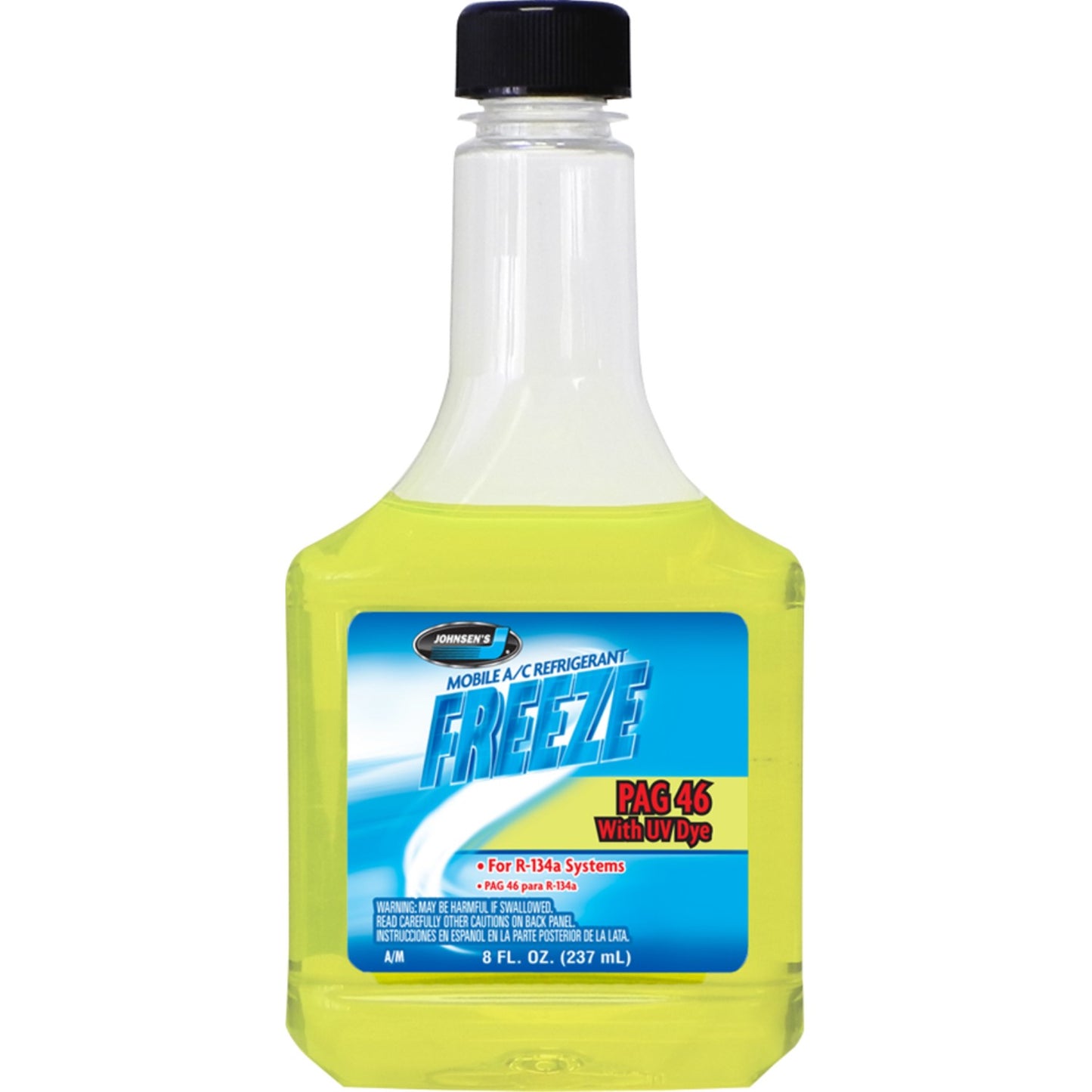 Johnsen PAG 46 Oil w/ UV Dye A/C Compressor Refrigerant R134a 8oz | 01 Bottle