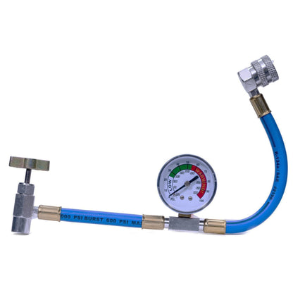 National Auto A/C Air Conditioning 12oz ea | 3 Can + Charging Hose & Gauge