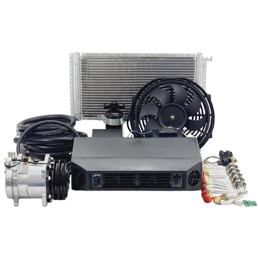 ACFORCARS Complete Universal A/C Kits Vintage Cars SUV HEAT & COOL | Easy Install | UK-55656